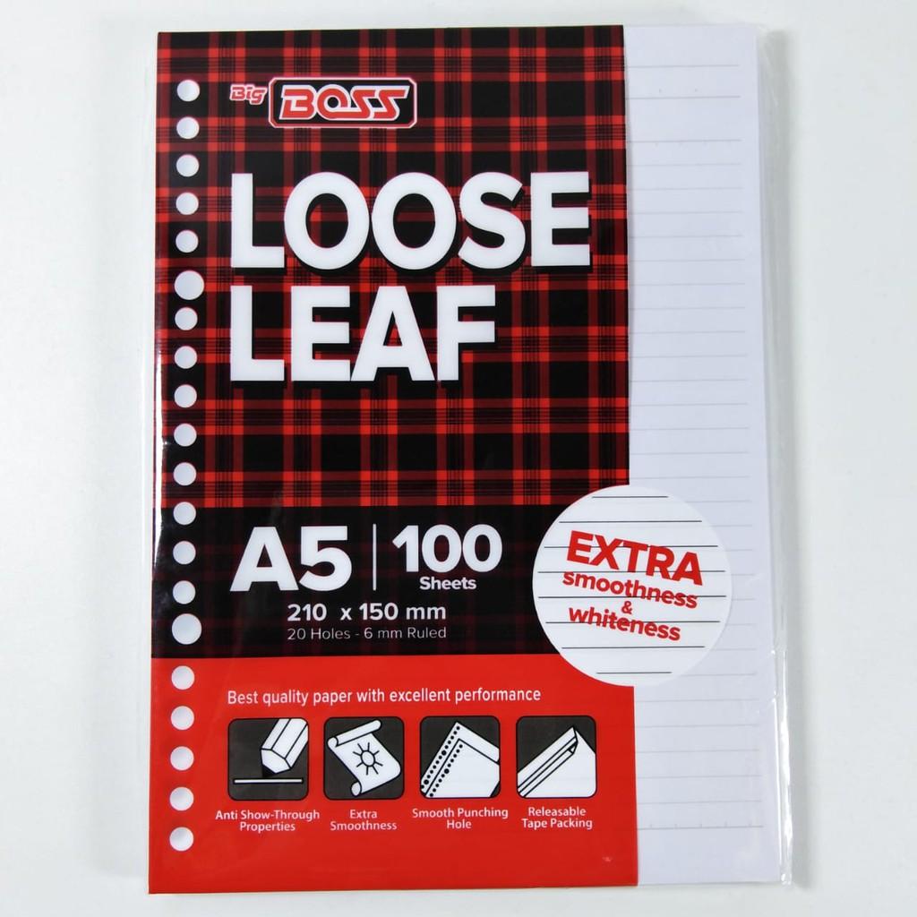 LOOSE LEAF A5 ISI 100 PUTIH