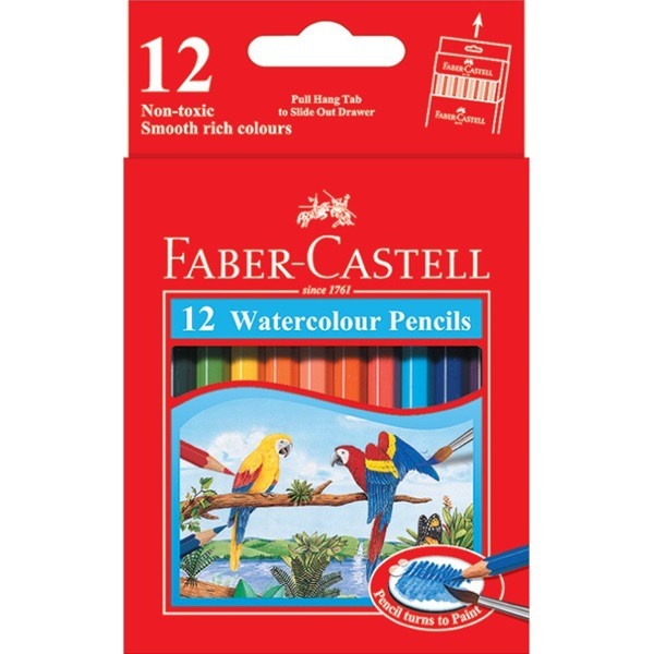 PENSIL WARNA FABER-CASTELL 12 PENDEK
