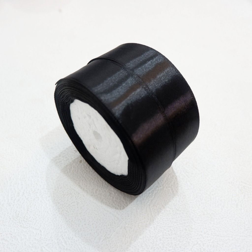 PITA KAIN 1CM HITAM / METER