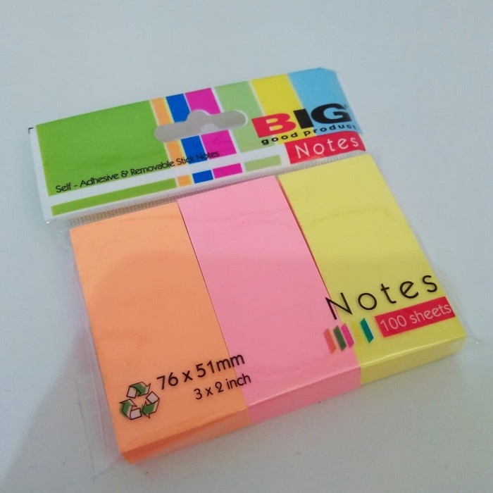 POST IT 76 X 51 3 WARNA
