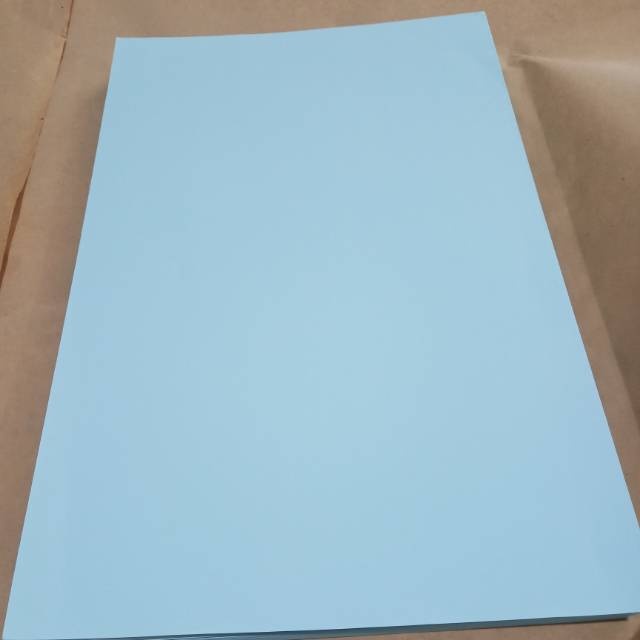 KERTAS MANILA COVER BIRU MUDA