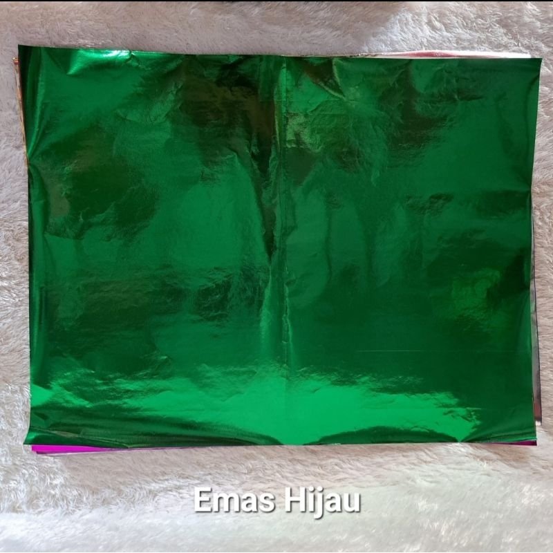 KERTAS EMAS HIJAU